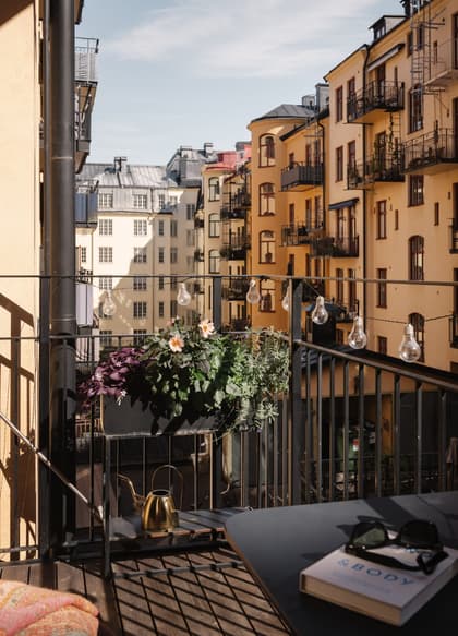 Balkong eller utsiktsbild