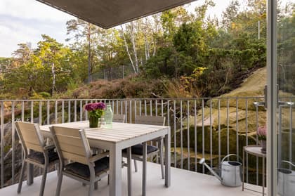 Balkong eller utsiktsbild