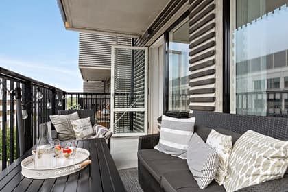 Balkong eller utsiktsbild