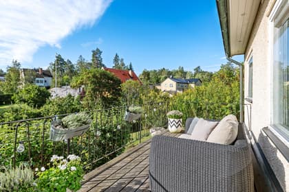 Balkong eller utsiktsbild