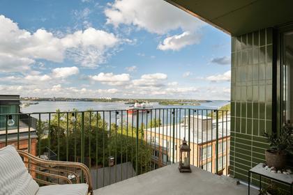 Balkong eller utsiktsbild