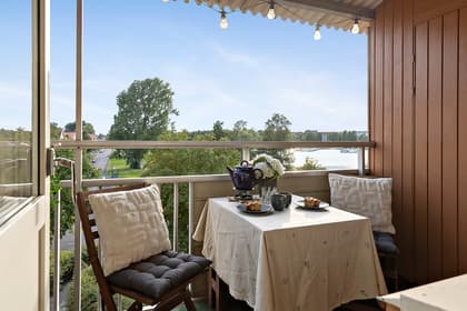 Balkong eller utsiktsbild