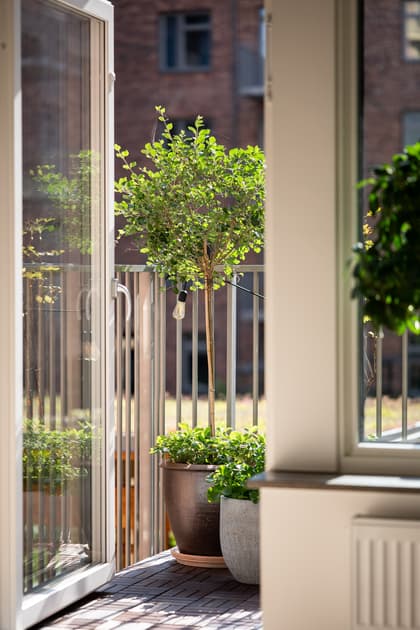 Balkong eller utsiktsbild