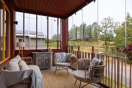 Balkong eller utsiktsbild