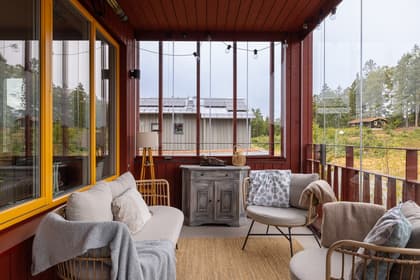 Balkong eller utsiktsbild