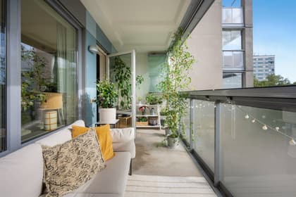 Balkong eller utsiktsbild