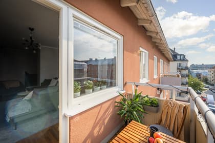 Balkong eller utsiktsbild