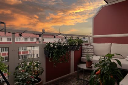 Balkong eller utsiktsbild