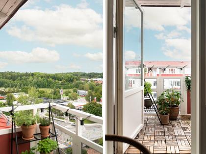 Balkong eller utsiktsbild