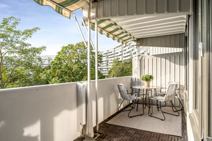 Balkong eller utsiktsbild