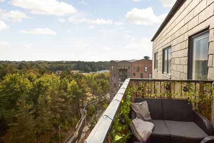 Balkong eller utsiktsbild