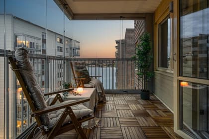 Balkong eller utsiktsbild