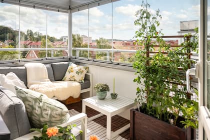 Balkong eller utsiktsbild