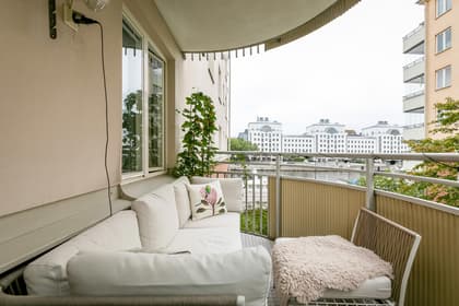 Balkong eller utsiktsbild