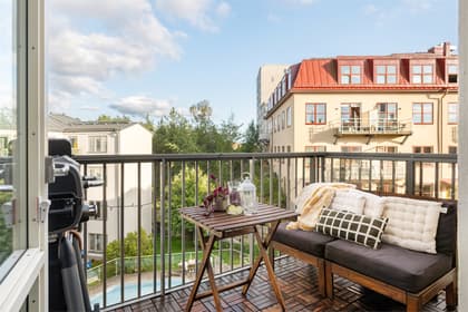 Balkong eller utsiktsbild