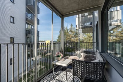 Balkong eller utsiktsbild