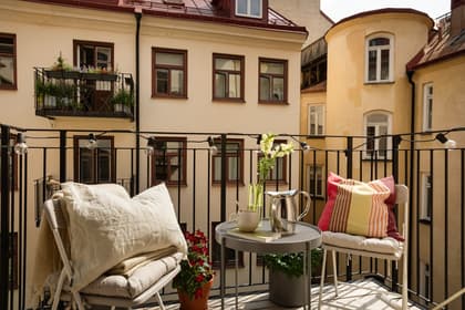 Balkong eller utsiktsbild