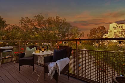 Balkong eller utsiktsbild