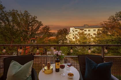 Balkong eller utsiktsbild