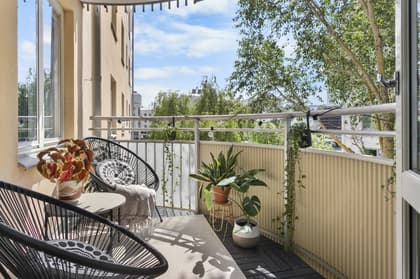 Balkong eller utsiktsbild