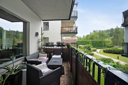 Balkong eller utsiktsbild