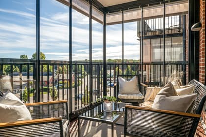 Balkong eller utsiktsbild