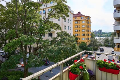 Balkong eller utsiktsbild