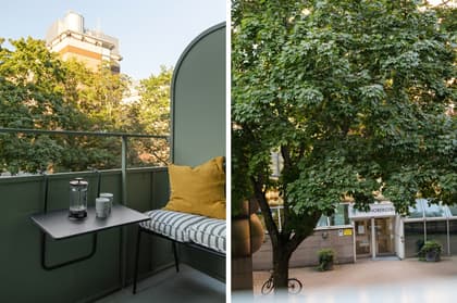 Balkong eller utsiktsbild