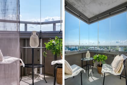 Balkong eller utsiktsbild