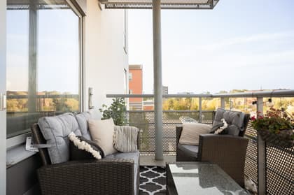 Balkong eller utsiktsbild