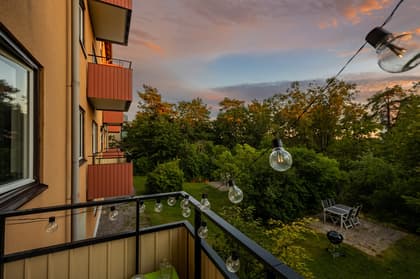 Balkong eller utsiktsbild