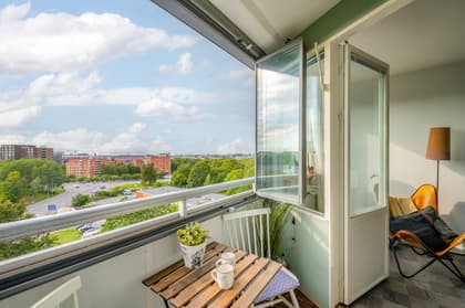 Balkong eller utsiktsbild