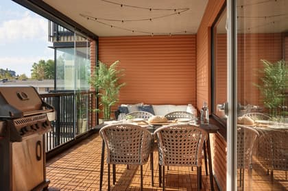 Balkong eller utsiktsbild