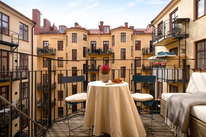 Balkong eller utsiktsbild