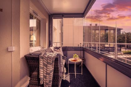 Balkong eller utsiktsbild