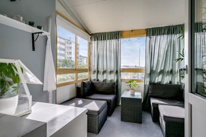 Balkong eller utsiktsbild