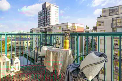 Balkong eller utsiktsbild