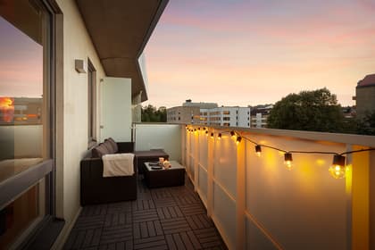 Balkong eller utsiktsbild