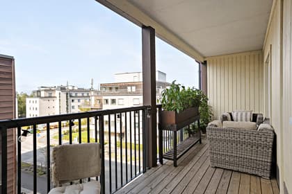 Balkong eller utsiktsbild