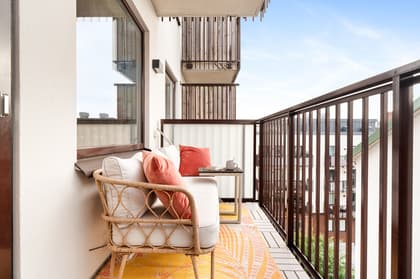 Balkong eller utsiktsbild