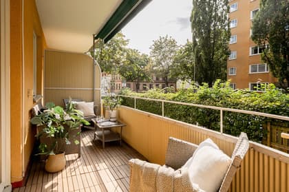 Balkong eller utsiktsbild