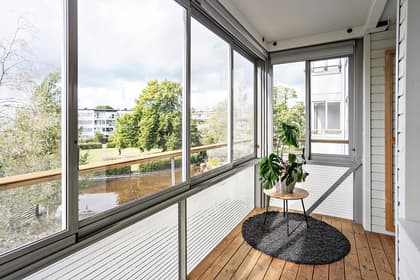 Balkong eller utsiktsbild