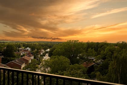Balkong eller utsiktsbild