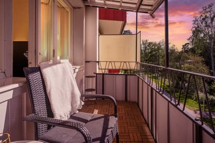 Balkong eller utsiktsbild