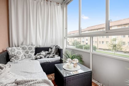 Balkong eller utsiktsbild