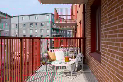 Balkong eller utsiktsbild