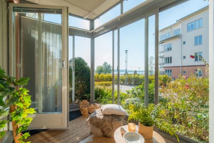 Balkong eller utsiktsbild