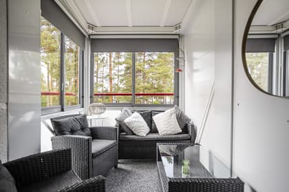 Balkong eller utsiktsbild