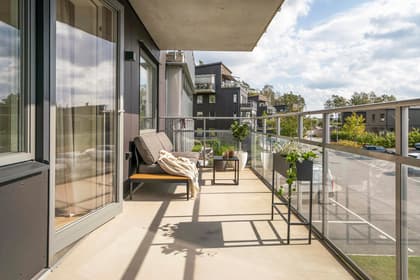 Balkong eller utsiktsbild