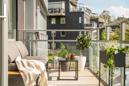 Balkong eller utsiktsbild